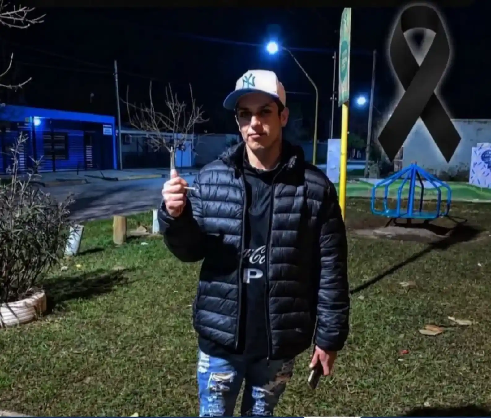 Matías Ochonga, la víctima del crimen, recibió tres disparos en la calle en plenos festejos mundialistas.