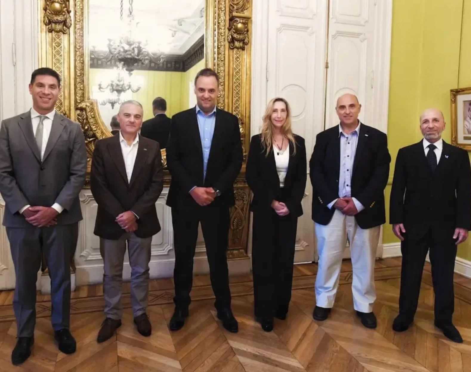 La presentación del proyecto ante la secretaria general de la Presidencia, Karina Milei, y el vocero Manuel Adorni