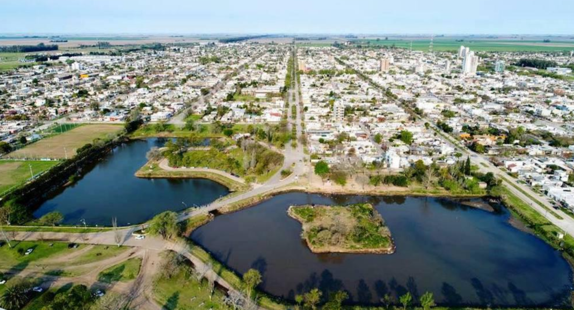 Vista aérea de la ciudad de Marcos Juárez