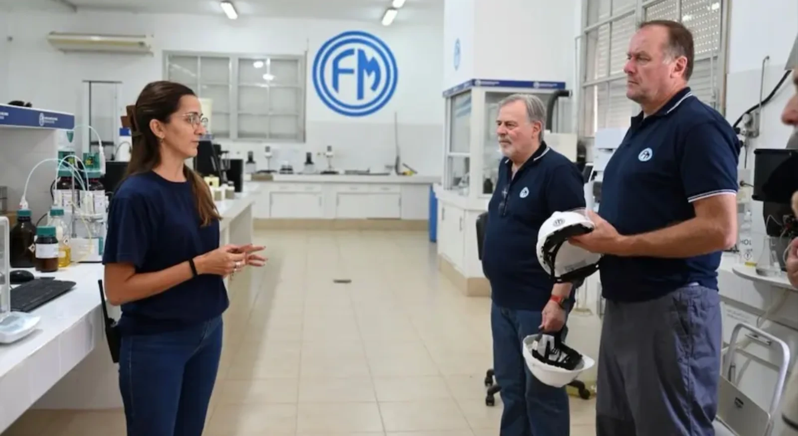 El presidente de Fabricaciones Militares, Pablo Glöggler