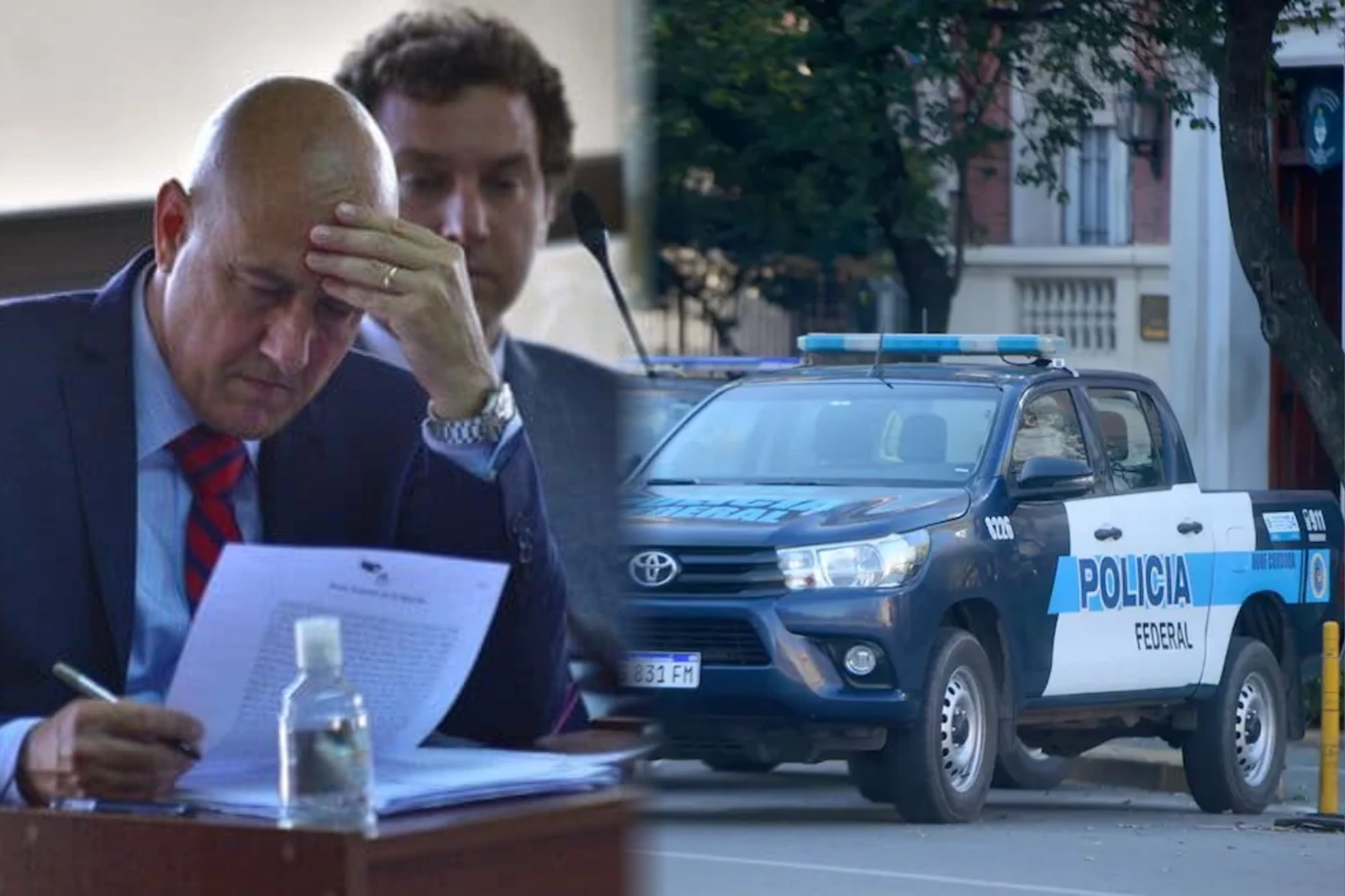 Caso Falcón: el comisario dejó la cárcel de Bouwer y aseguró que es inocente