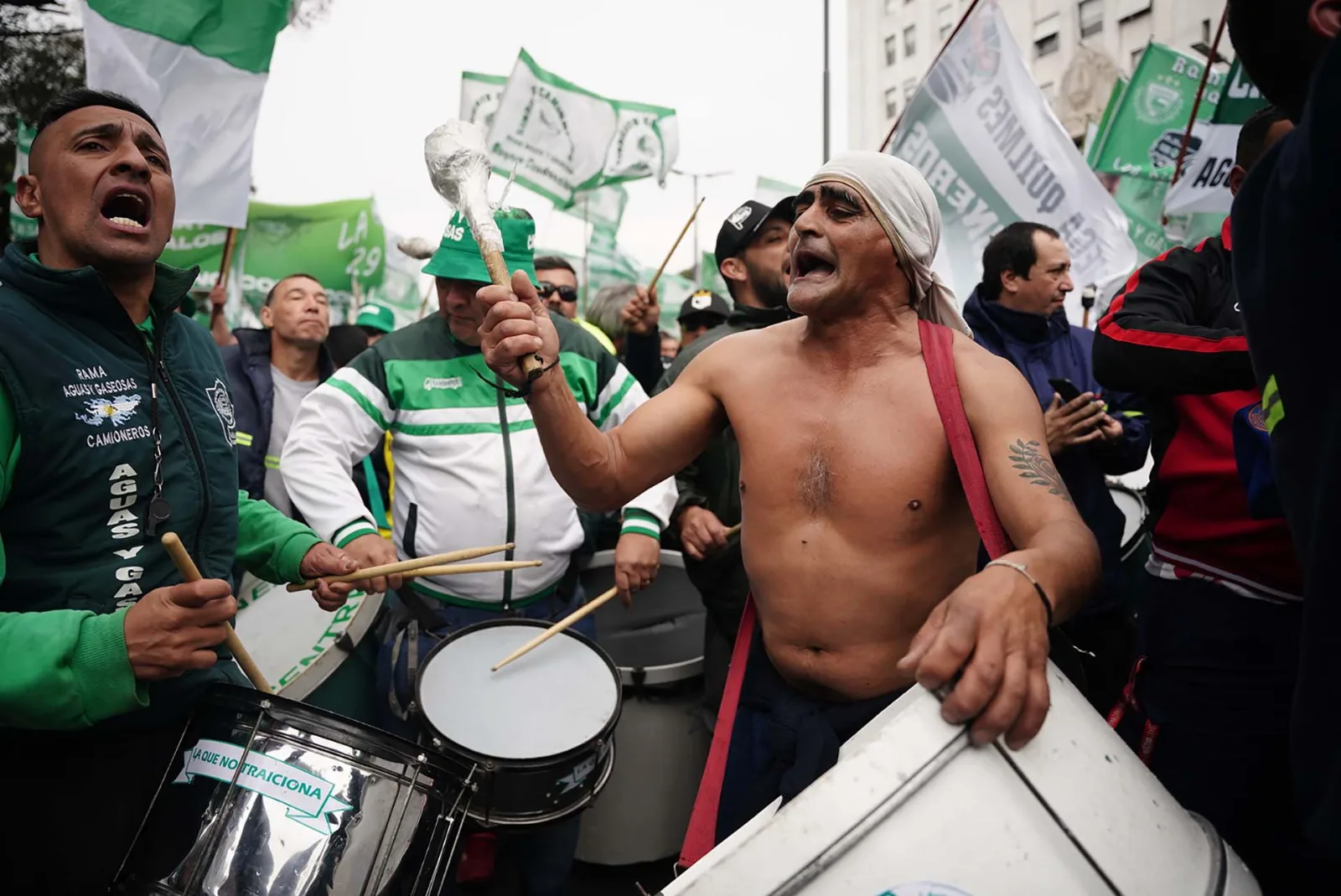 Militantes kirchneristas.