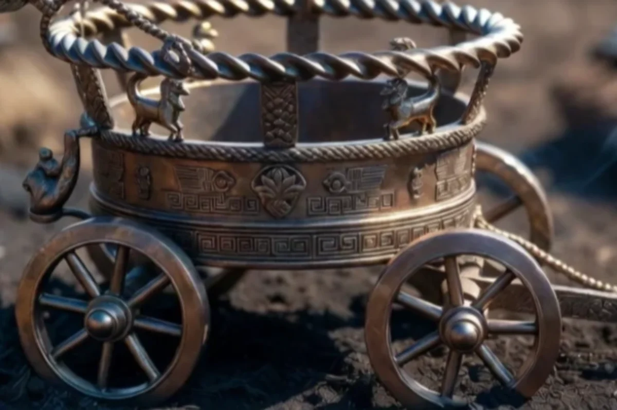 Descubren carro votivo de bronce de 2.500 años en sitio tartésico de España