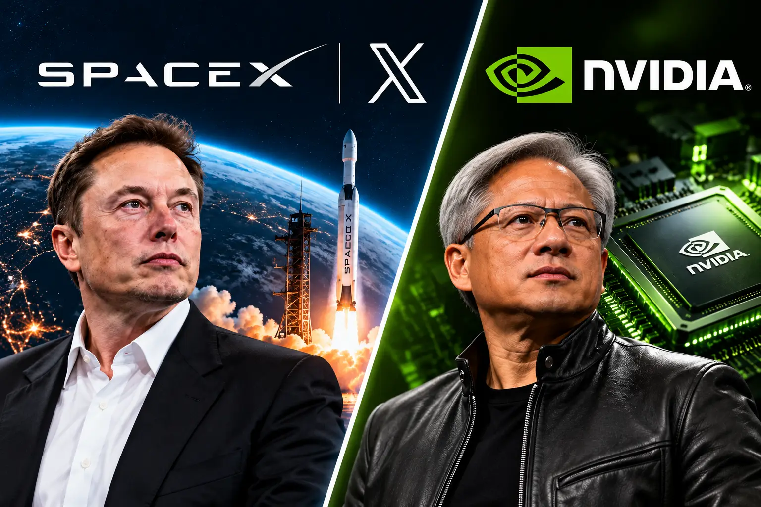 SpaceX se compromete a alquilar chips de Nvidia por 40.000 millones de dólares