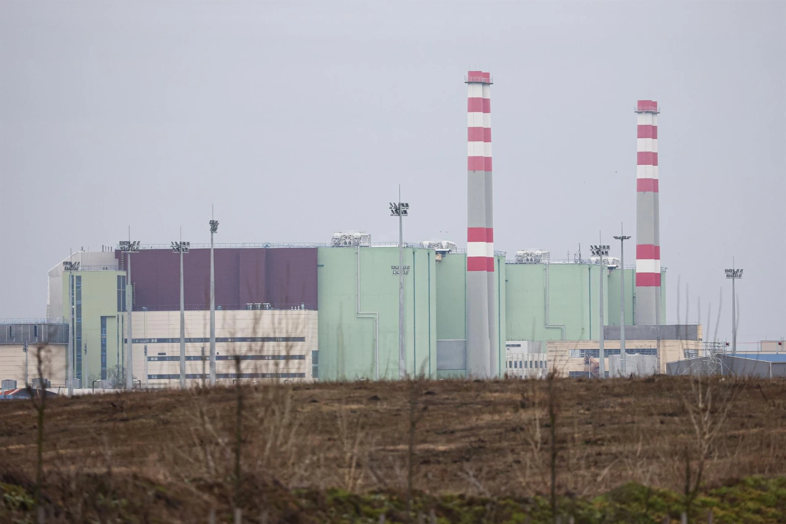 La central nuclear de Paks.
