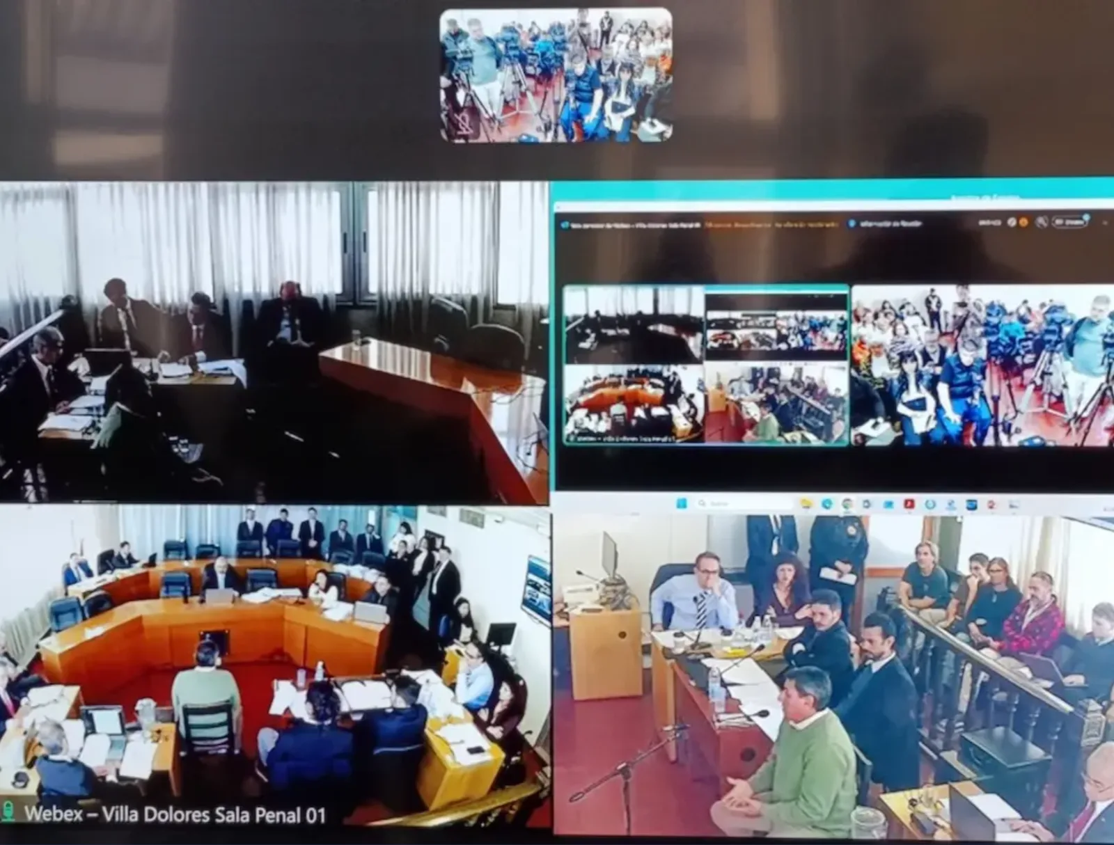 The sixth hearing of the trial against Oscar González, in the Courts of Villa Dolores