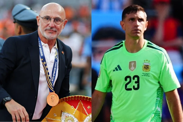 Luis de la Fuente elogió al Dibu Martínez tras la final: "Impidió que ganáramos mucho antes"