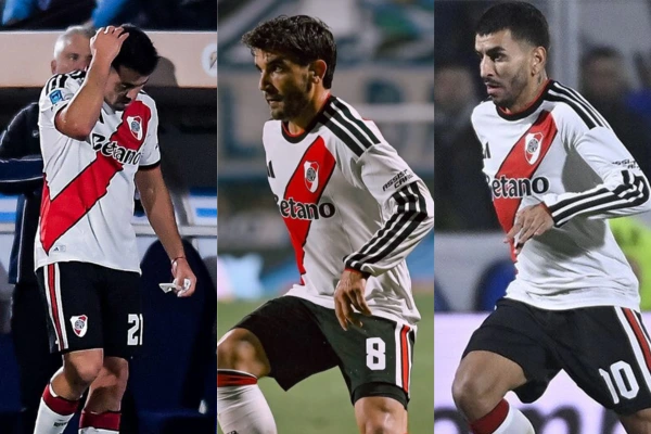 La enfermería de River: tras la derrota ante Gimnasia, se confirmaron las lesiones de Acuña, Arrambarri y Correa