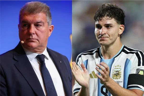 The president of Barcelona set a deadline for the offer for Julián Álvarez: "We are not going to be dancing to anyone's tune"