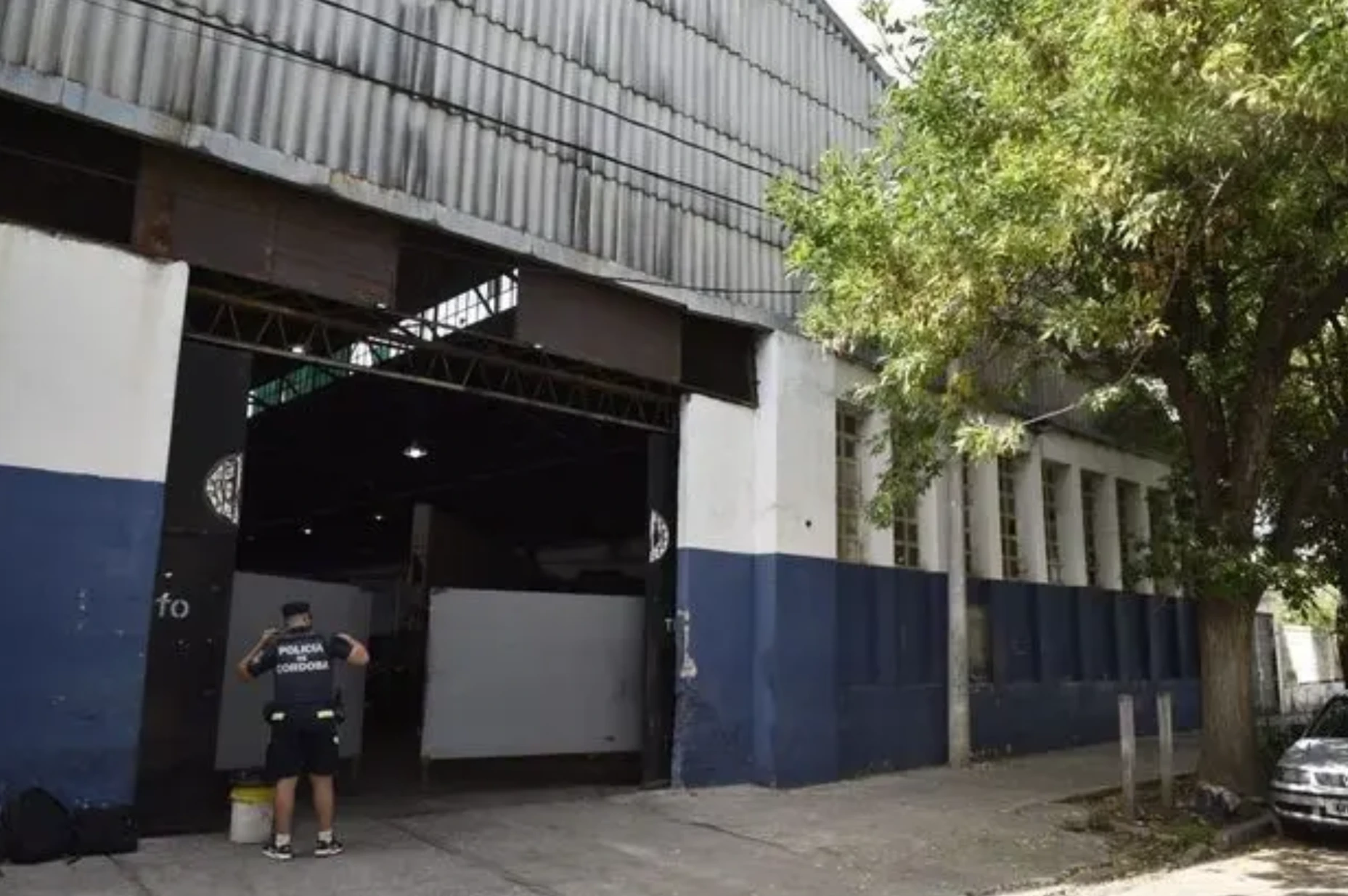 Uno de los allanamientos por la causa.