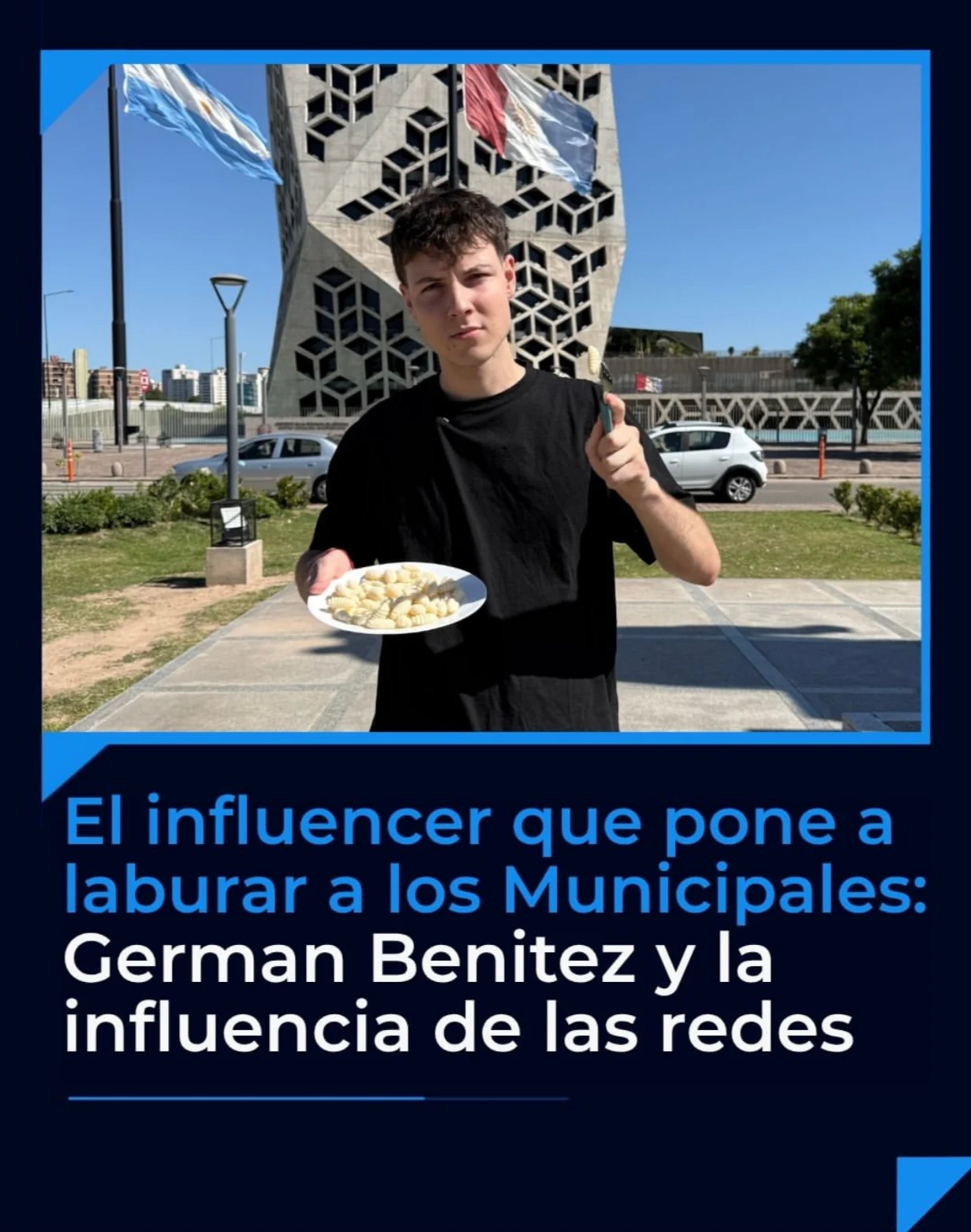 El influencer Germán Benítez denunció un operativo de la Municipalidad de Córdoba contra un conductor de Uber
