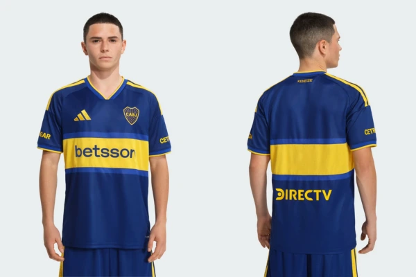 The front and back of the new shirt