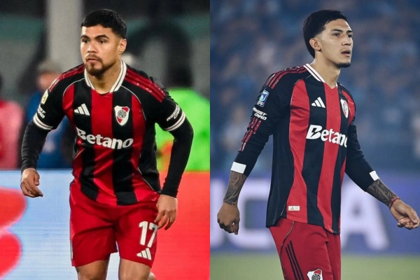 Malas noticias en River: se lesionaron Paulo Díaz y Tobías Ramírez