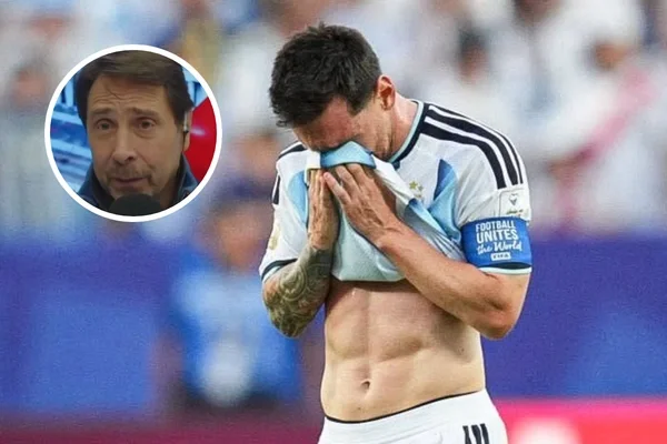 Eduardo Feinmann reveló el motivo de las lágrimas de Messi en su primer gol frente a Argelia: 'No está bien'