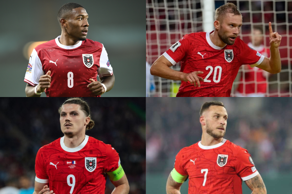 Alaba, Laimer, Sabitzer y Arnautovic son las principales figuras de Austria