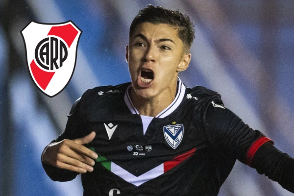 River reached an agreement with Vélez and Tobías Andrada is one step away from becoming a reinforcement