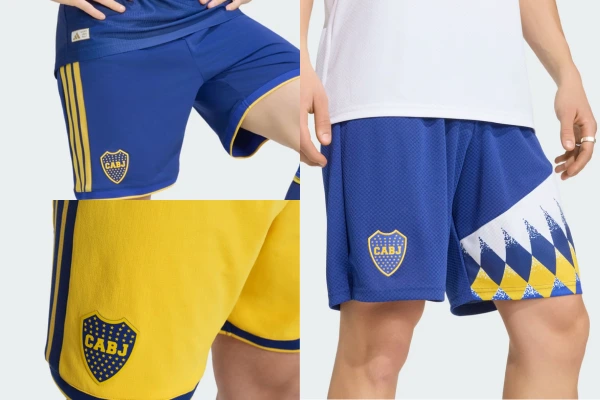 Short Blue, Yellow and Stadium