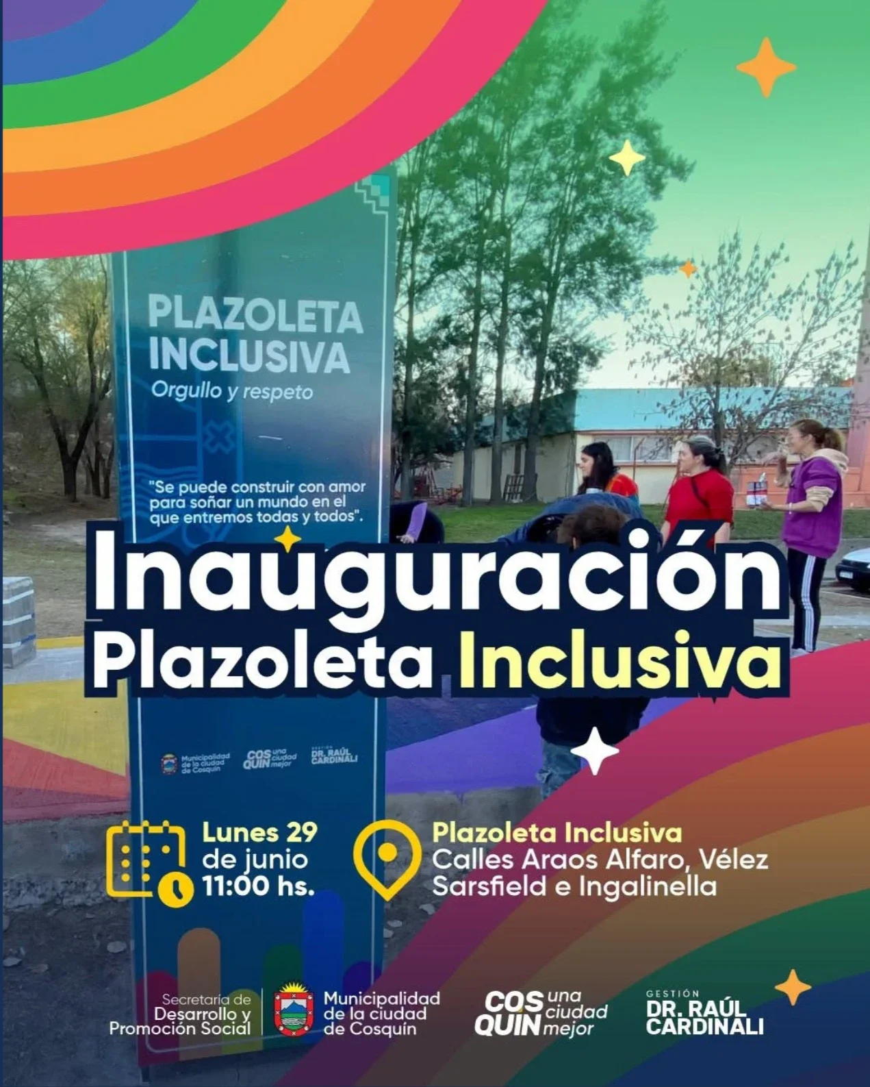 Flyer con el que se publicitaba el evento woke financiado con los impuestos de los vecinos de Cosquín.