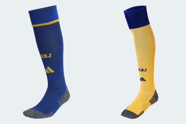 Blue and Yellow Stockings