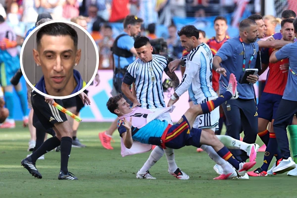 Ángel Di María cuestionó las sanciones de FIFA a Paredes y Molina: "Es bastante exagerado todo"