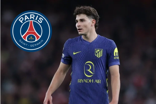 El PSG estaría interesado en fichar a Julián Álvarez para formar un tridente ofensivo con Dembelé y Kvaratskhelia