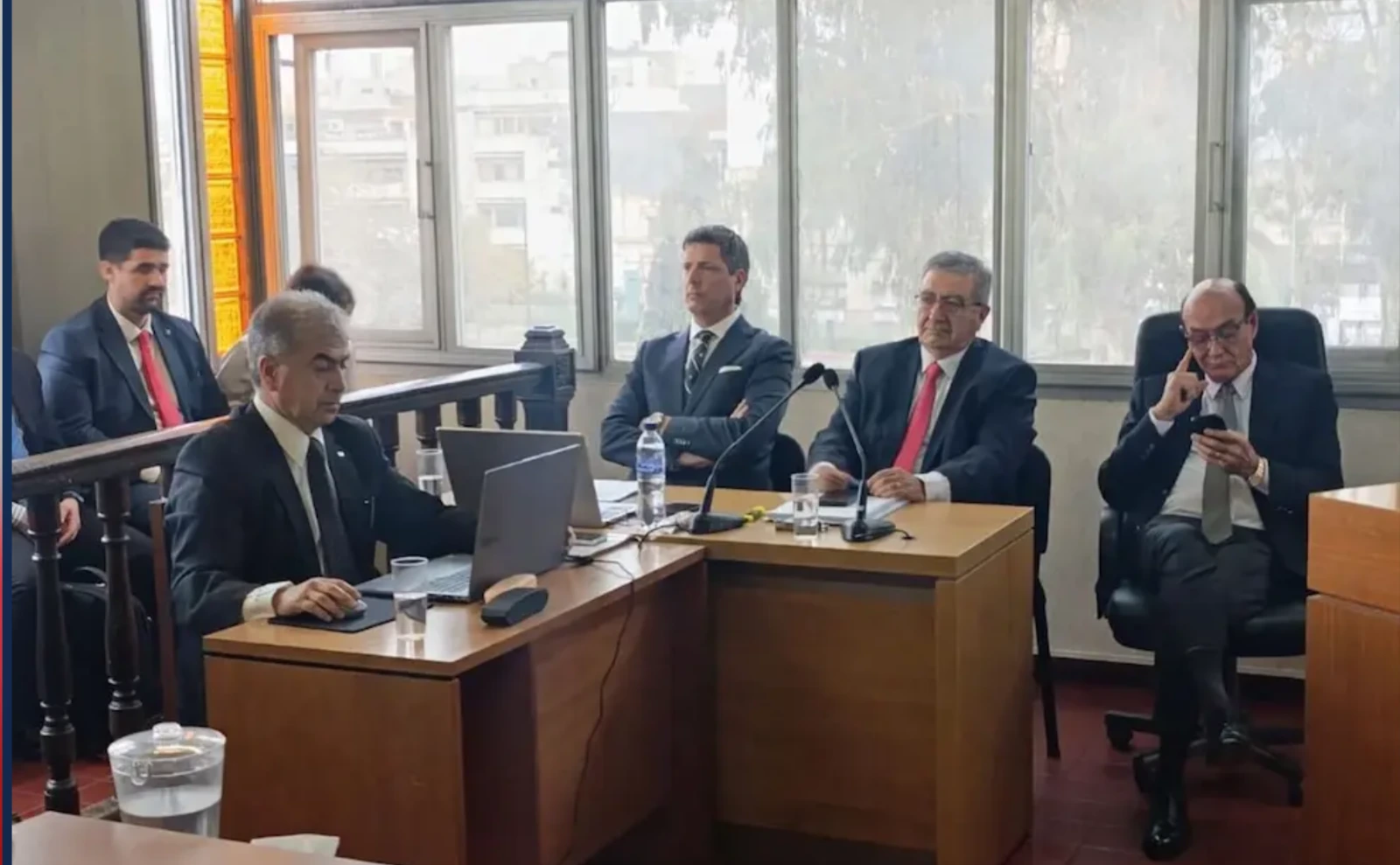 Oscar González, just as had happened in previous instances of the trial, chose not to make use of his last words