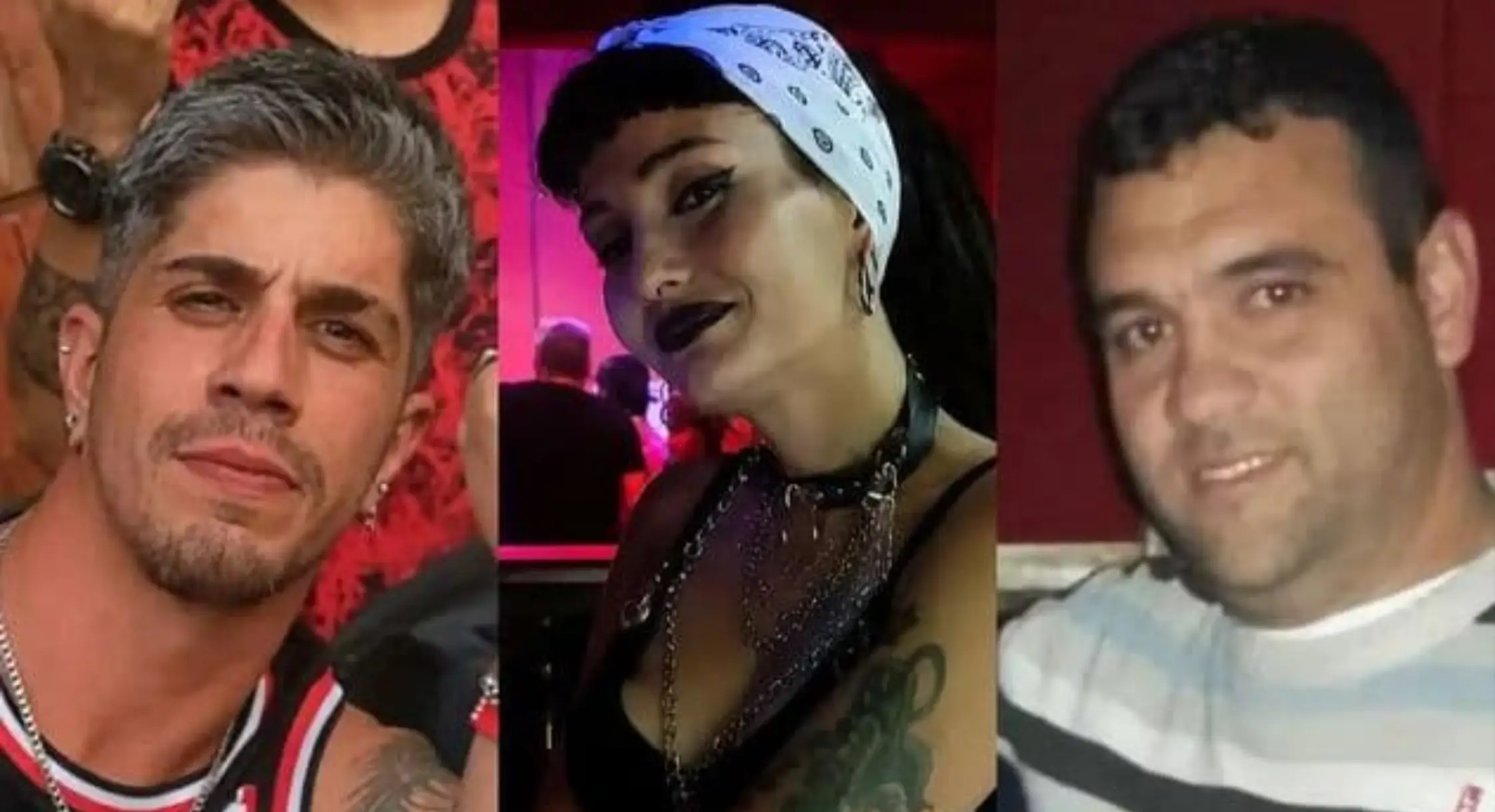 Claudio Barrelier, Soledad Andreani y Osvaldo Fassetta, tres de los imputados en la causa.