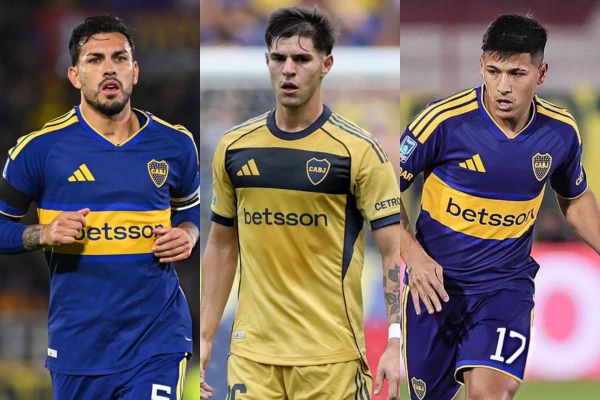 Paredes, Pellegrino y Lozano serán baja por lesión para el partido de vuelta de Boca frente a Recoleta