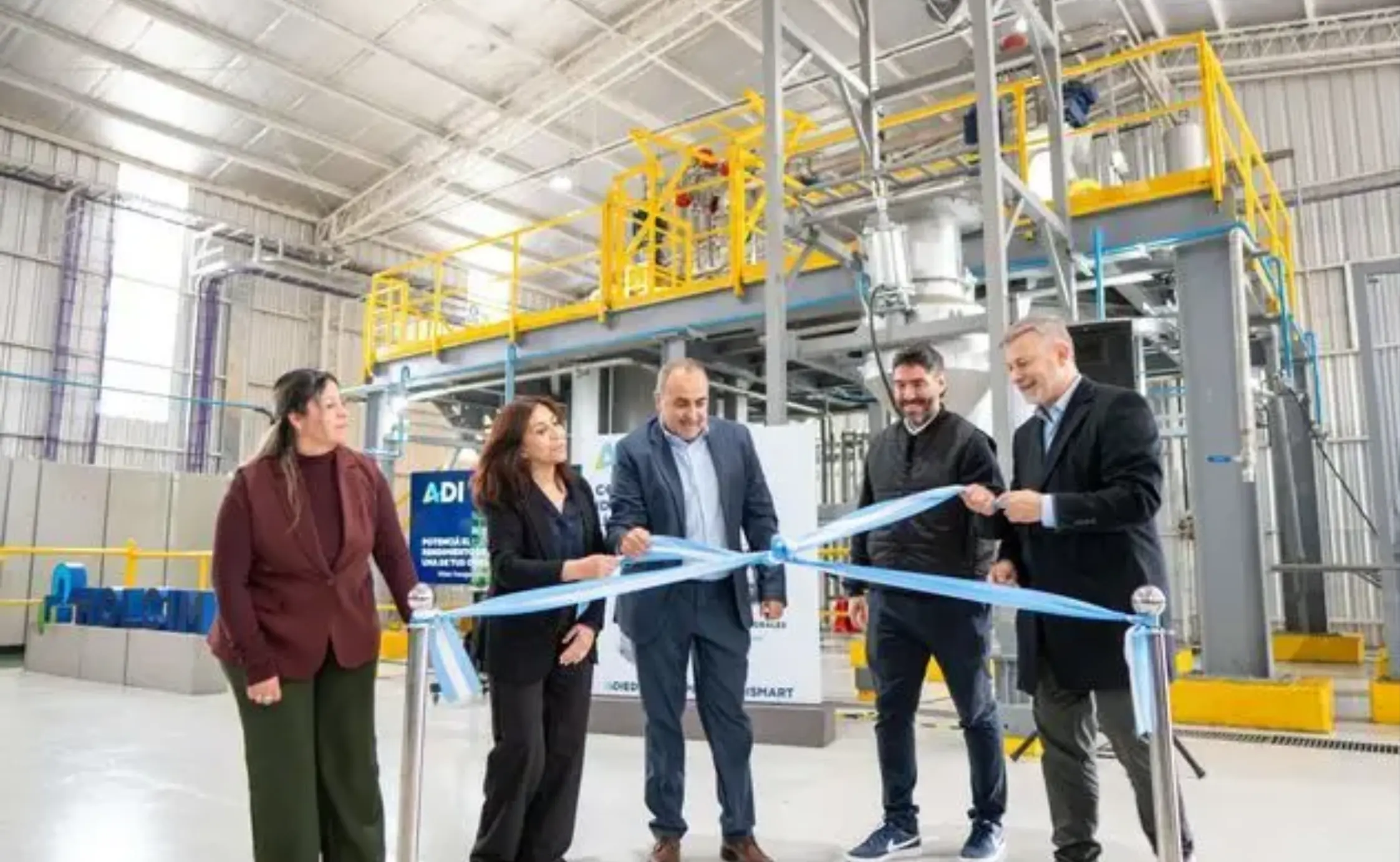 En la inauguración participó el CEO de Holcim Argentina, Pablo Bittar, el gerente de ADI, Santiago Basualdo, y autoridades locales.