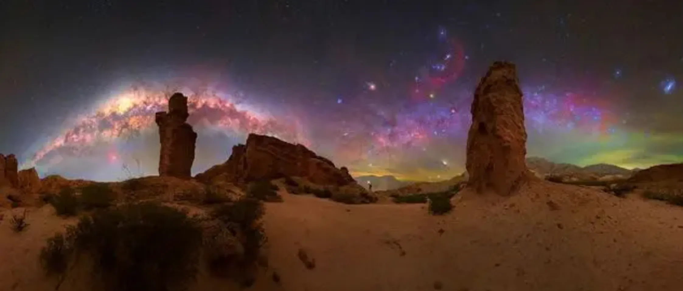 La fotografía por la que fue premiado el astrofotógrafo Gonzalo Santile