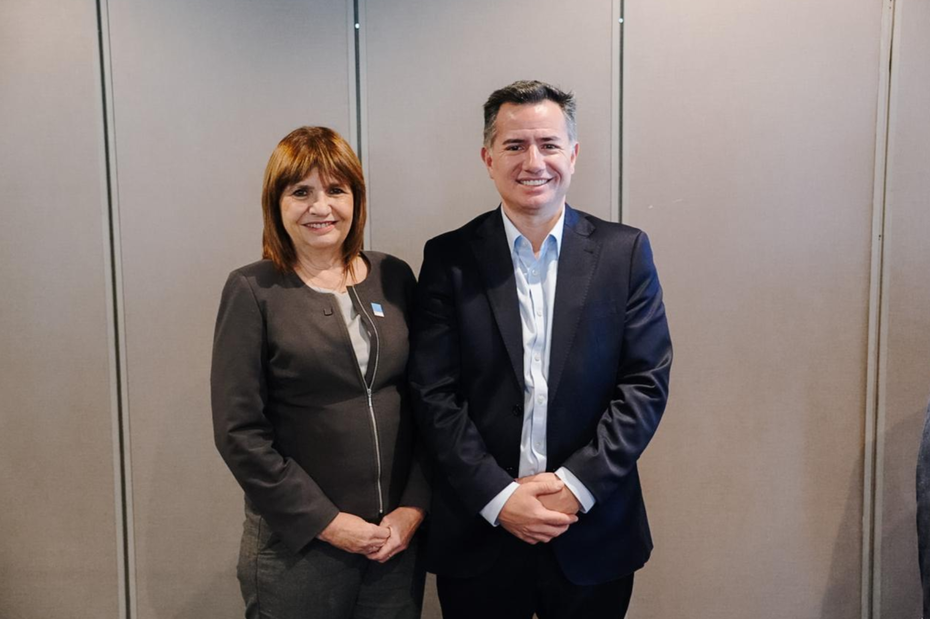 La Senadora Patricia Bullrich junto al Diputado Nacional por Córdoba Gabriel Bornoroni