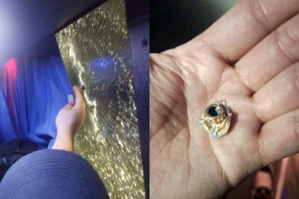 Repudiable: a bus with Tigre fans was shot at after the thrashing against Nacional in Uruguay