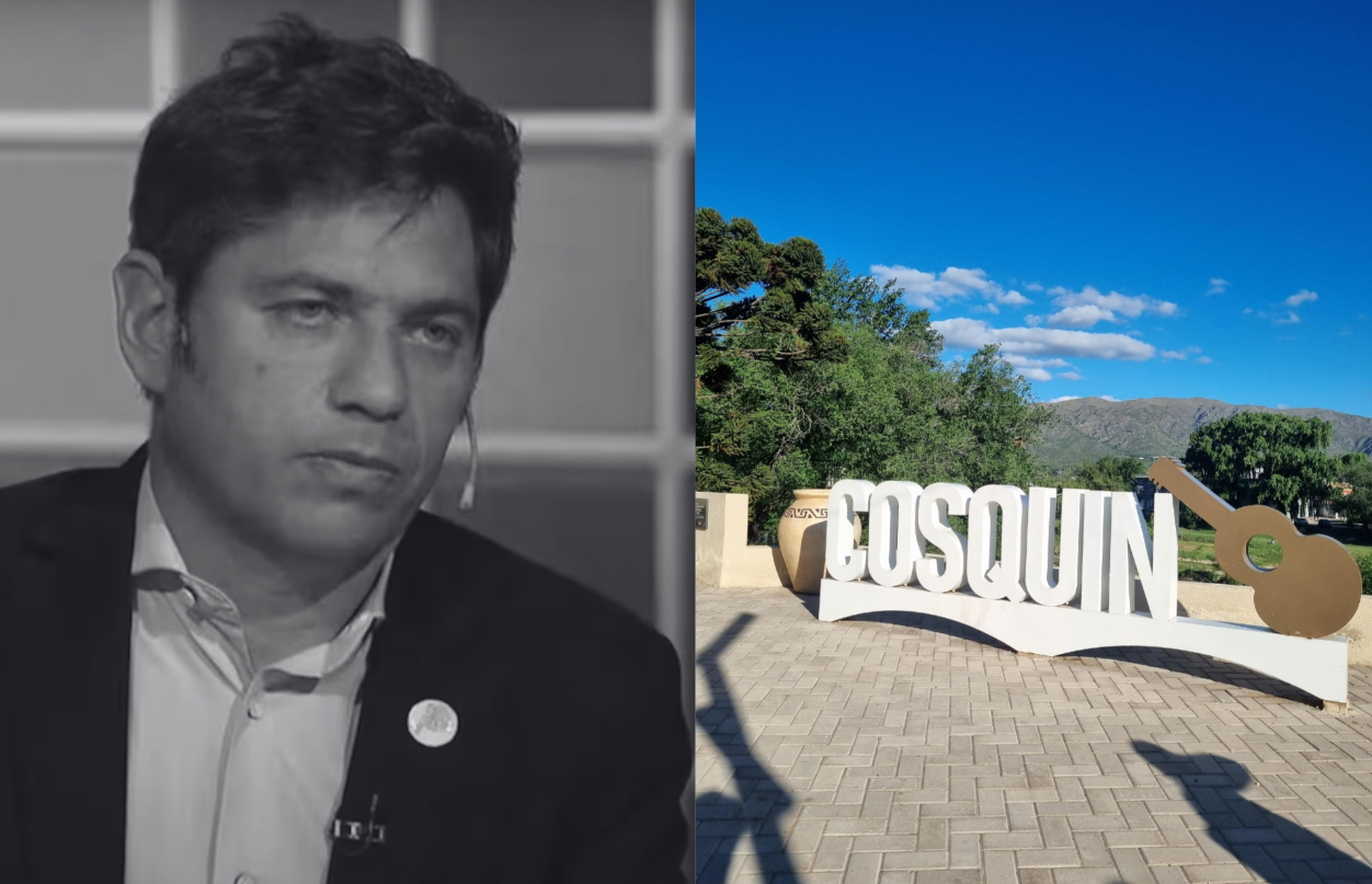 Axel Kicillof visitará la ciudad de Cosquín en Córdoba