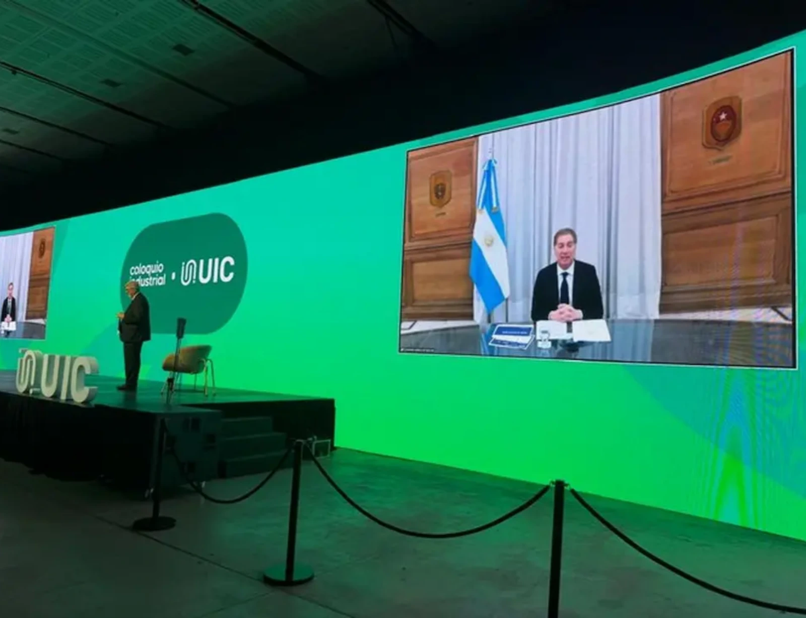 Participación virtual de Diego Santilli en el Coloquio de la UIC