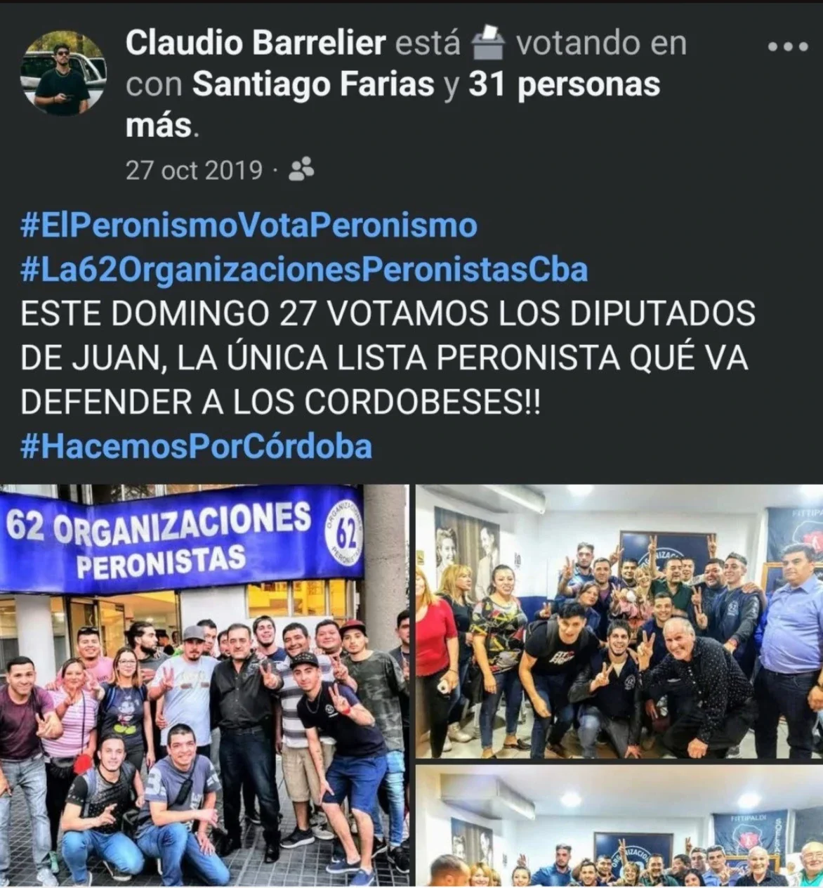 Claudio Barrelier, empleado municipal de Passerini en Córdoba capital, está imputado por la desaparición de la joven Agostina Vega