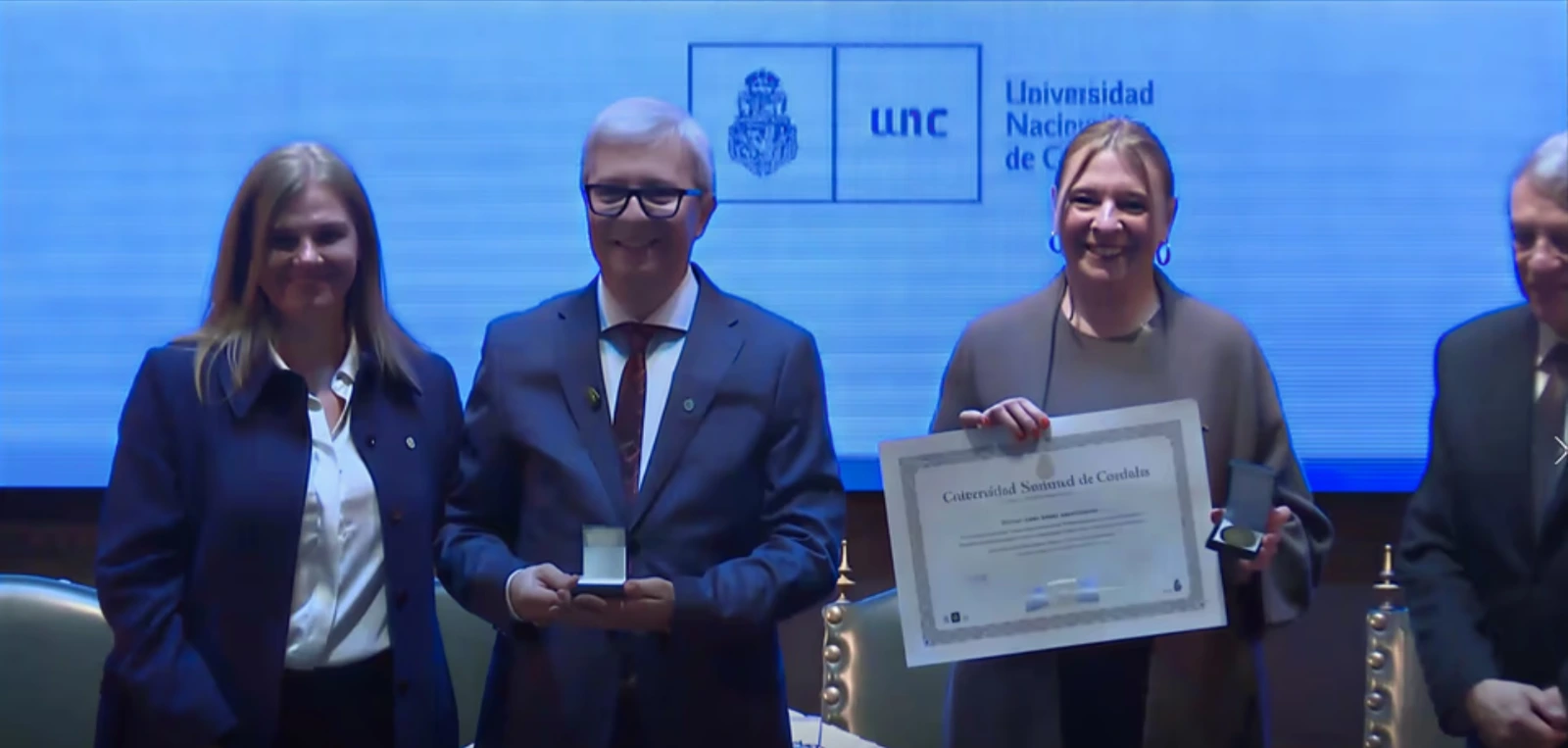 Jhon Boretto asumió como rector de la Universidad Nacional de Córdoba (UNC) junto a Mariela Marchisio como vicerrectora.