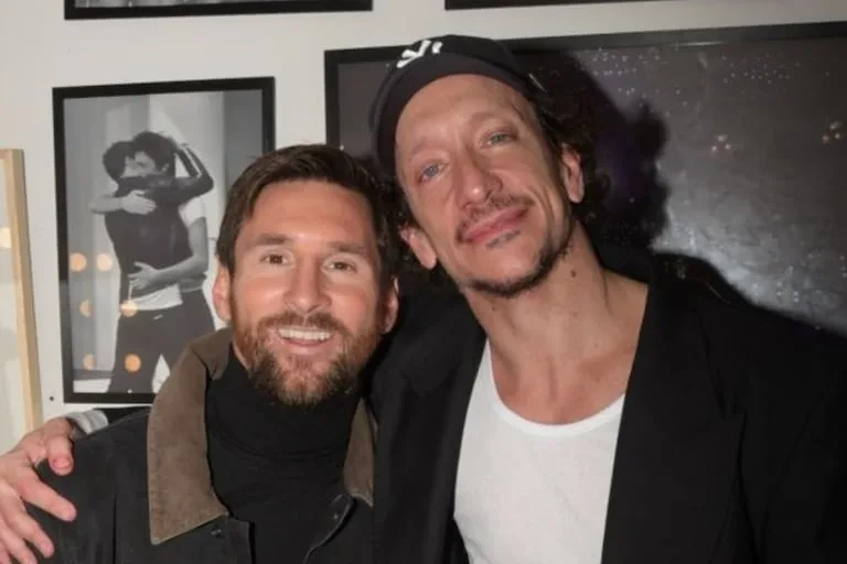 Lionel Messi fue a ver muchos de los shows del actor en Buenos Aires