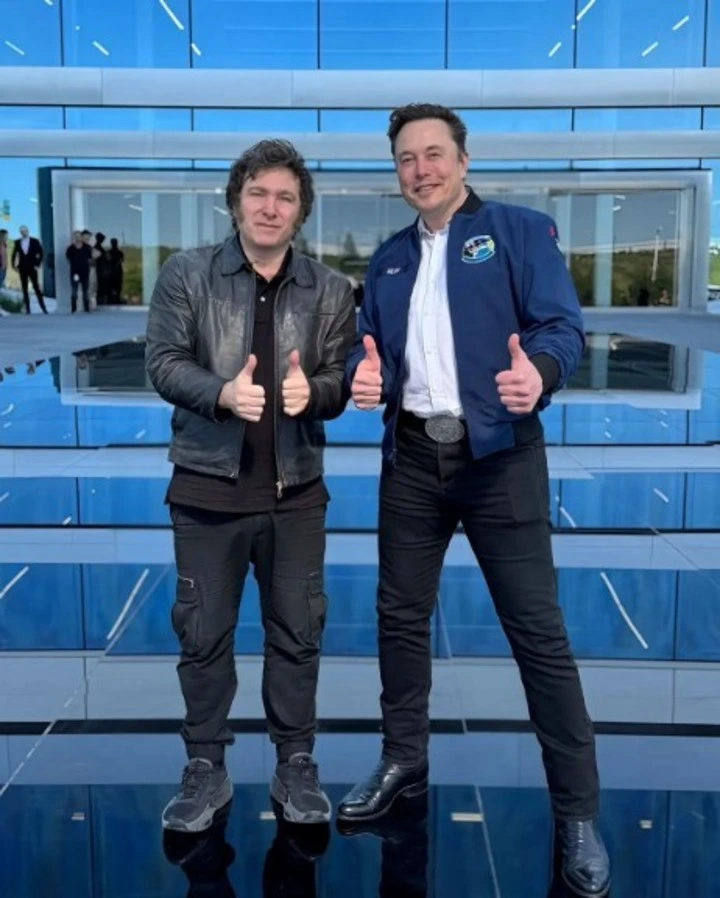 Javier Milei y Elon Musk