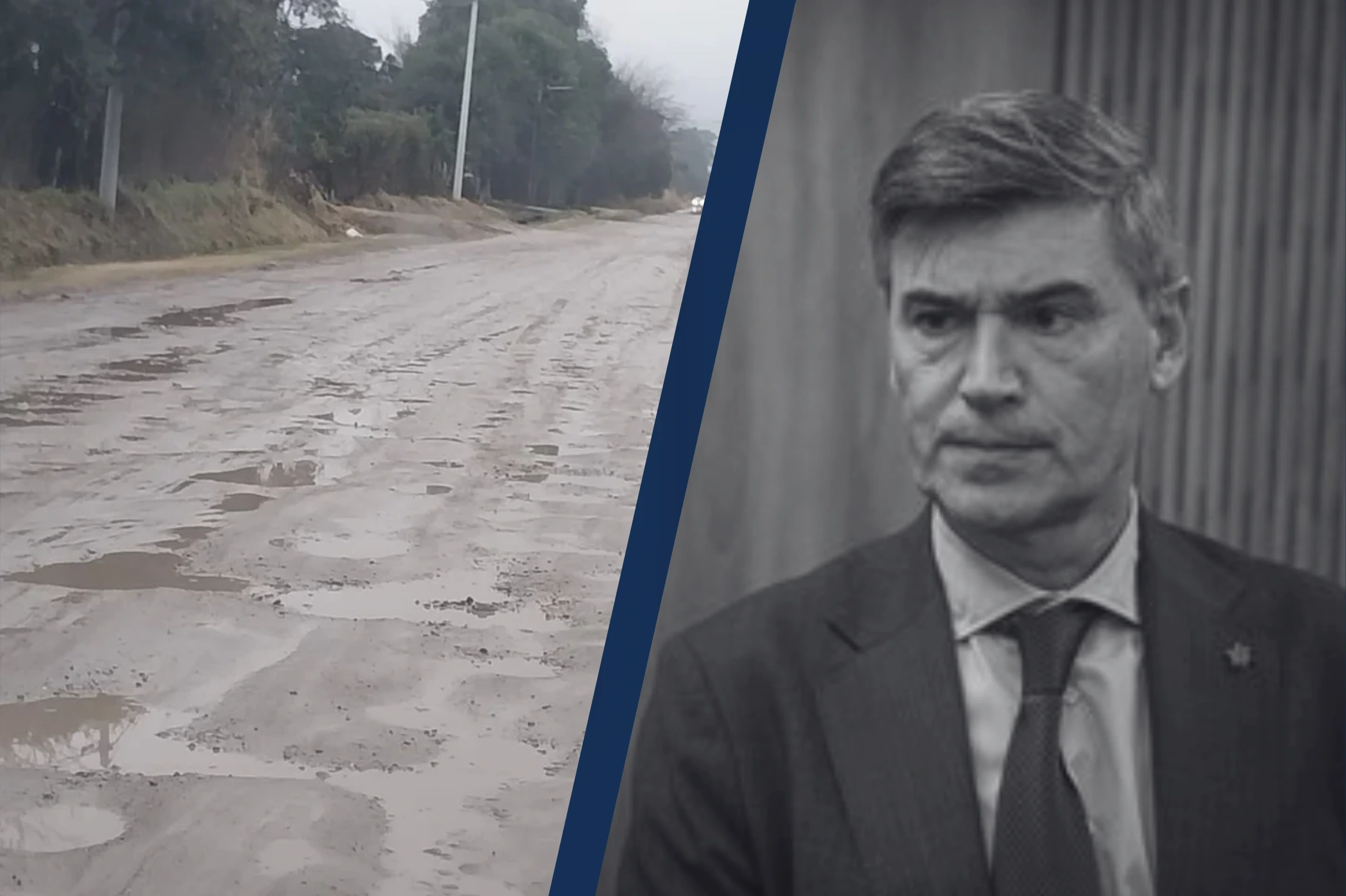 El asfalto "fantasma" de Passerini: 900 familias quedan "prisioneras" por una obra inexistente