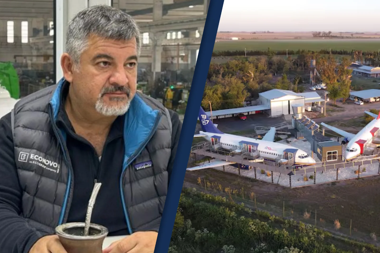 Un hotel en avión en Córdoba conserva la historia de Malvinas: así nació Air Damasco, en Oncativo