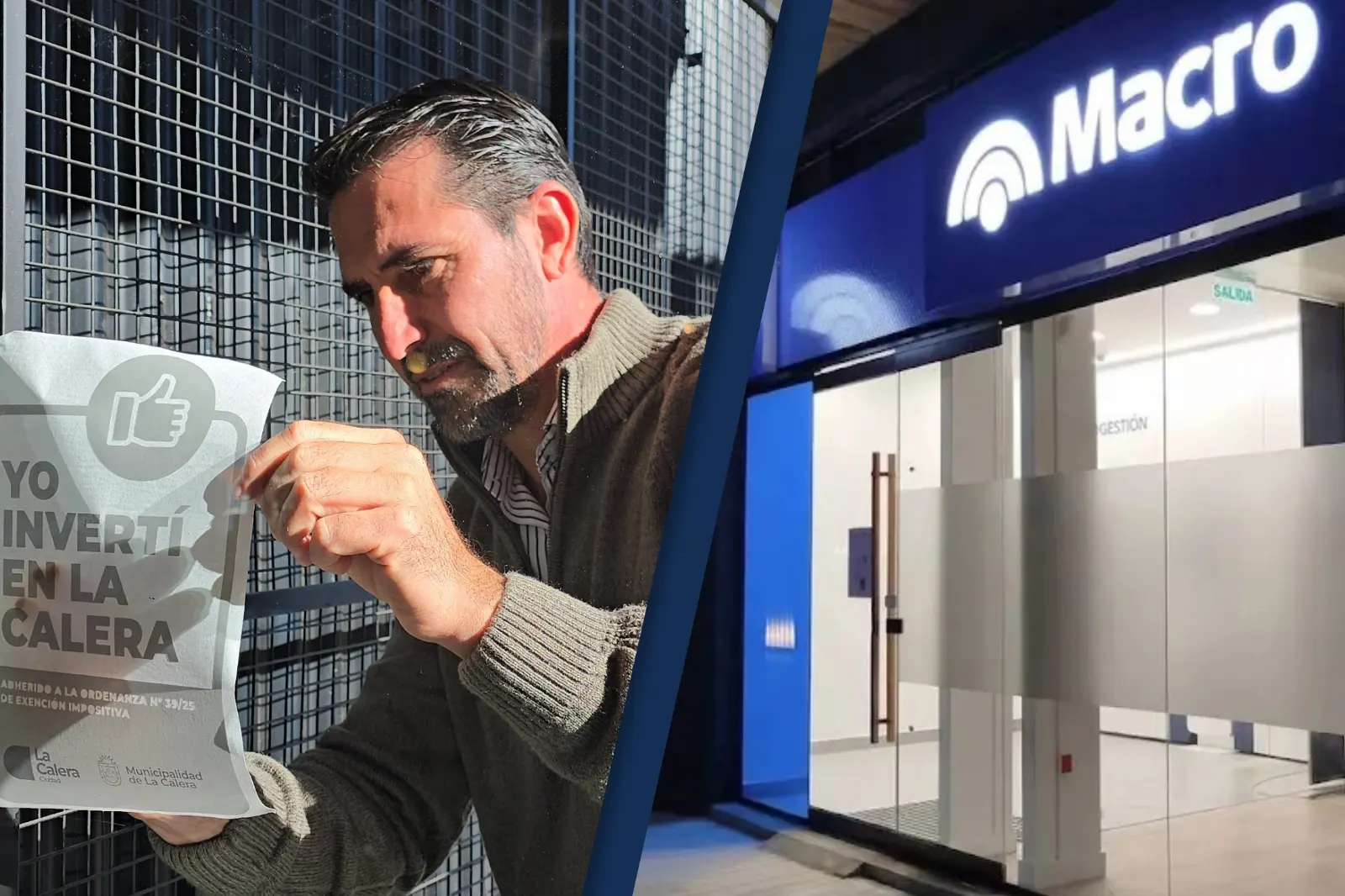 Banco Macro y un nuevo shopping llegan a La Calera tras la baja de tasas municipales
