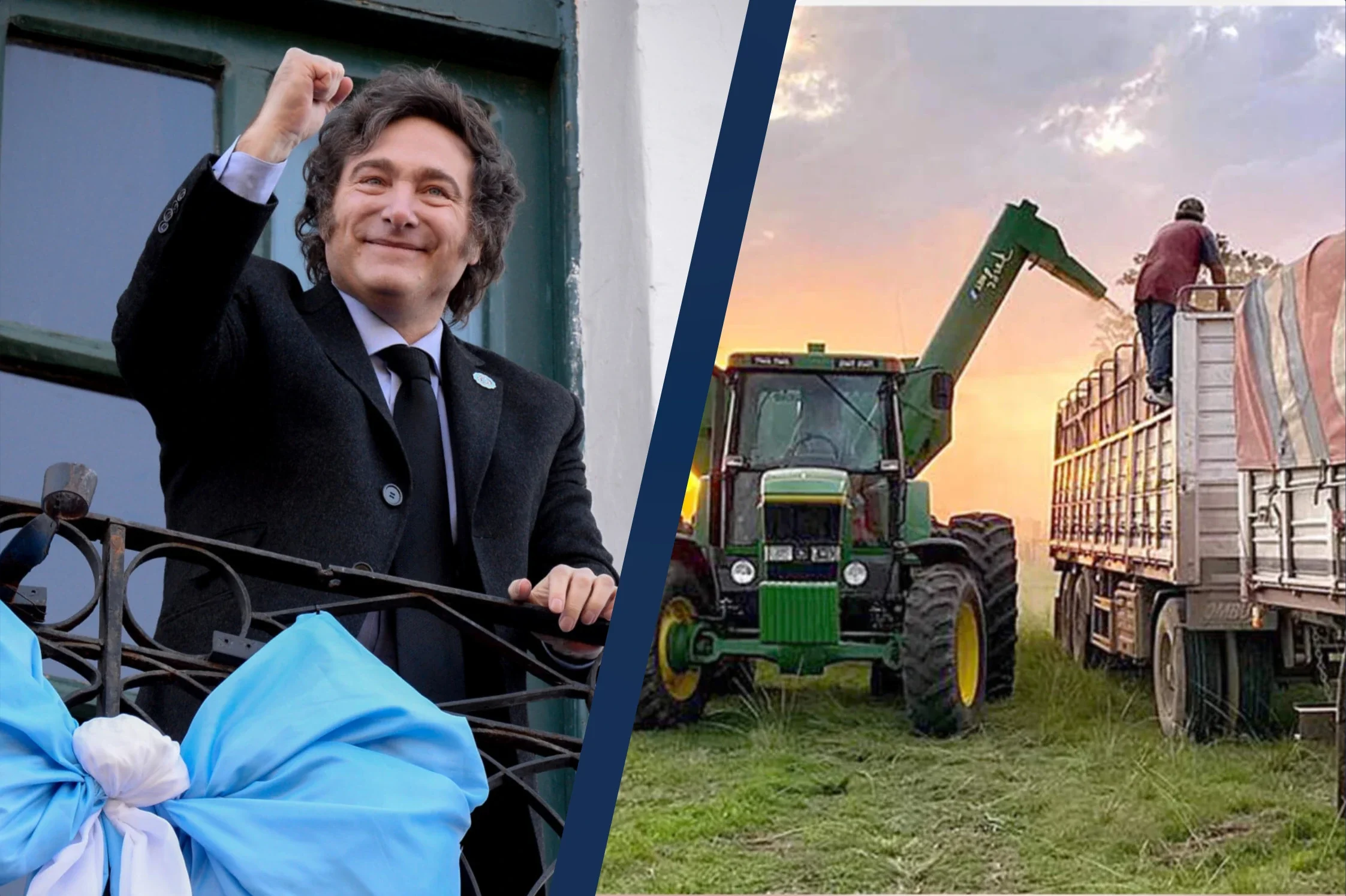 Alivio fiscal para el campo cordobés: Milei anunció una baja histórica de retenciones al agro y la industria