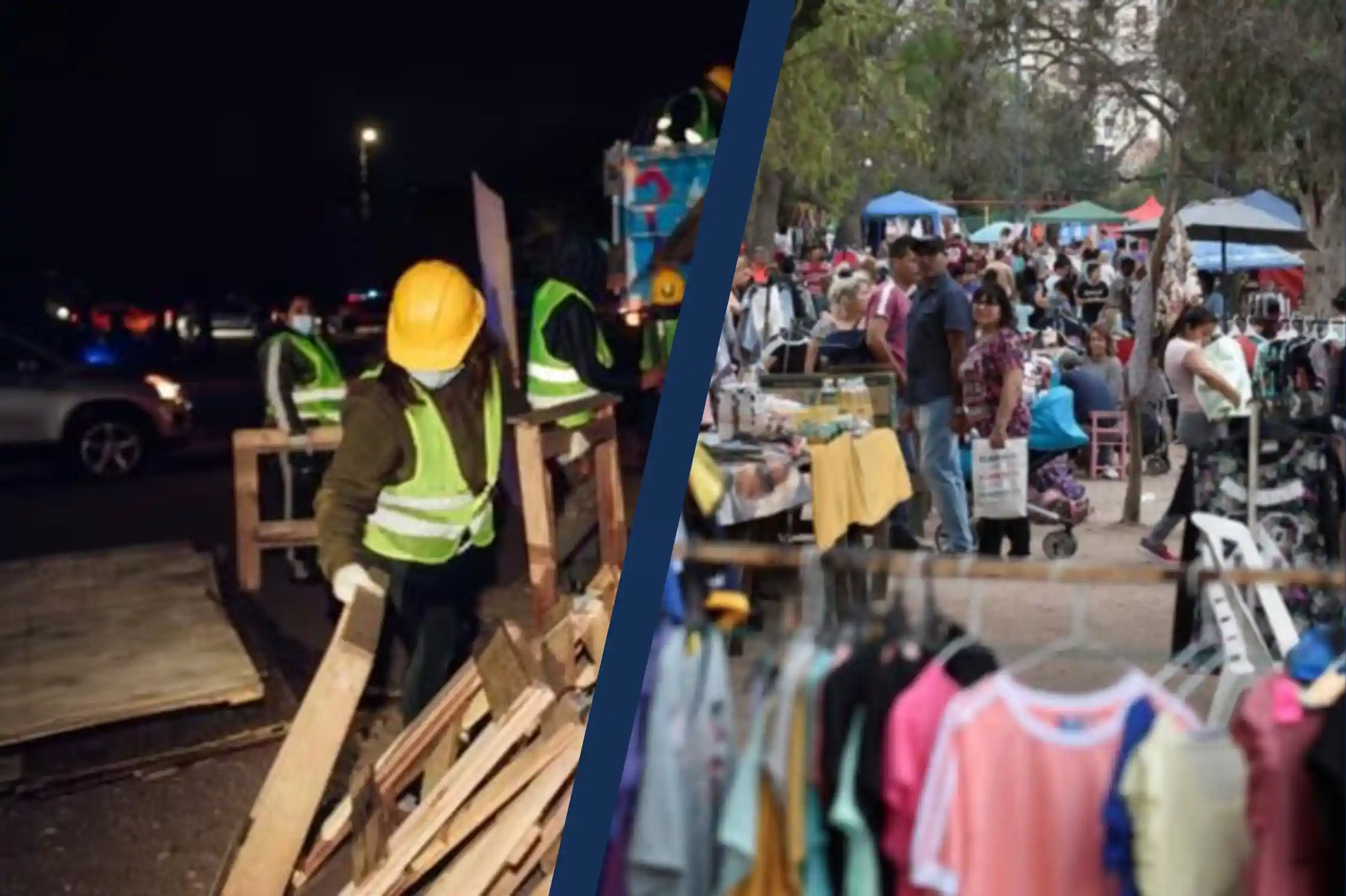 Duro cruce en la zona sur de Córdoba tras la clausura de 450 puestos en la Feria de Armada Argentina