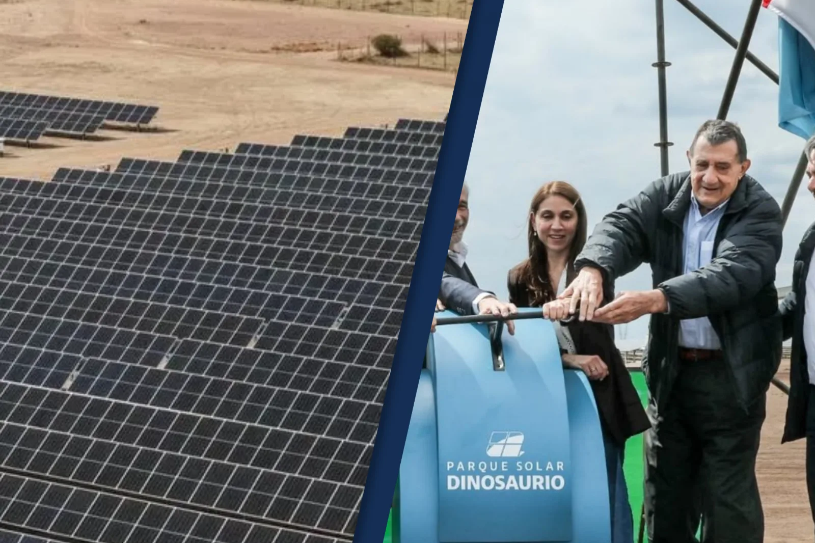 Grupo Dinosaurio inauguró su parque solar de US$30 millones en Deán Funes