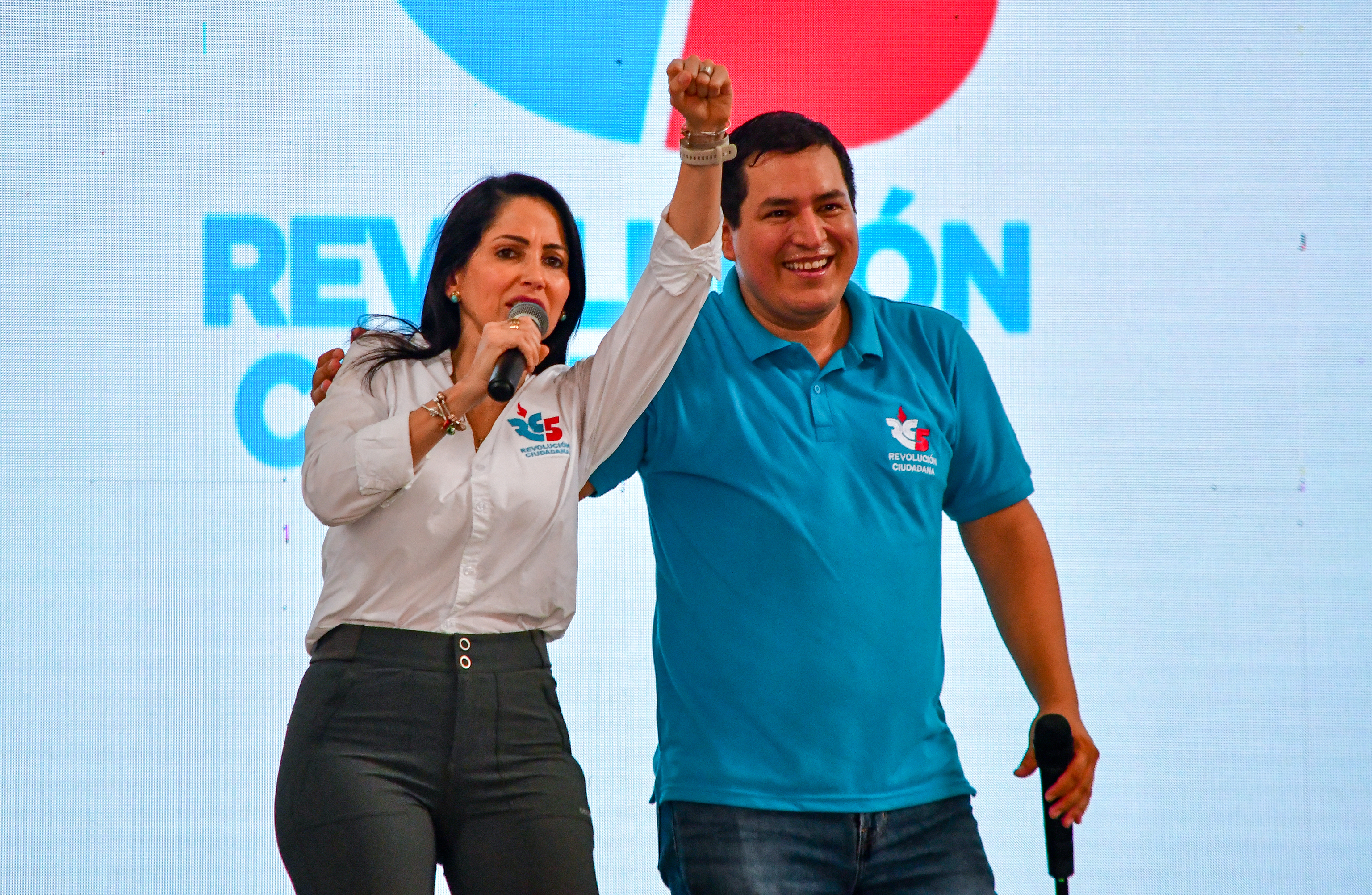 Luisa Gonzáles, leader of the citizen revolution movement