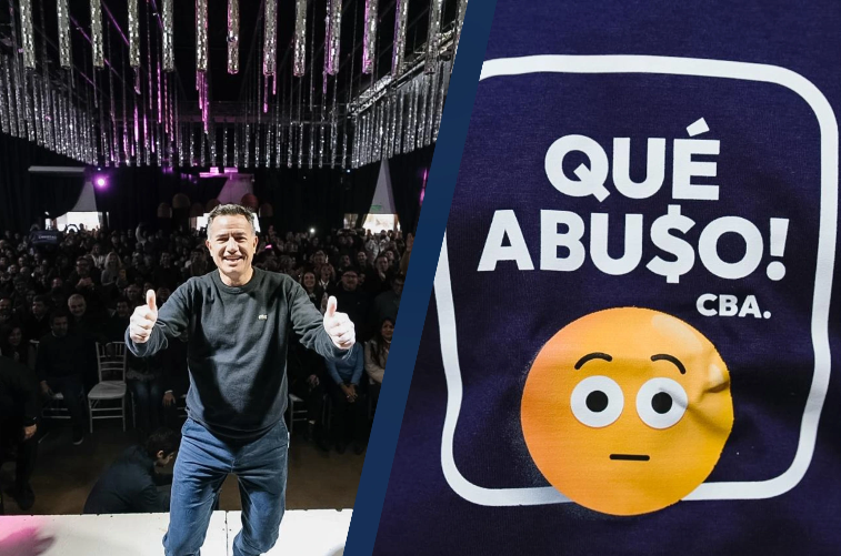 Bornoroni demostró la fuerza de LLA en Córdoba con un masivo acto