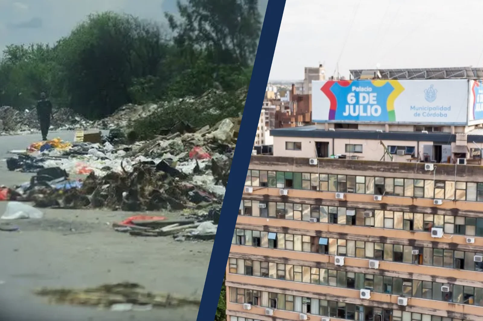Córdoba desbordada de basurales: Passerini no logra controlar las montañas de residuos en Costanera Norte