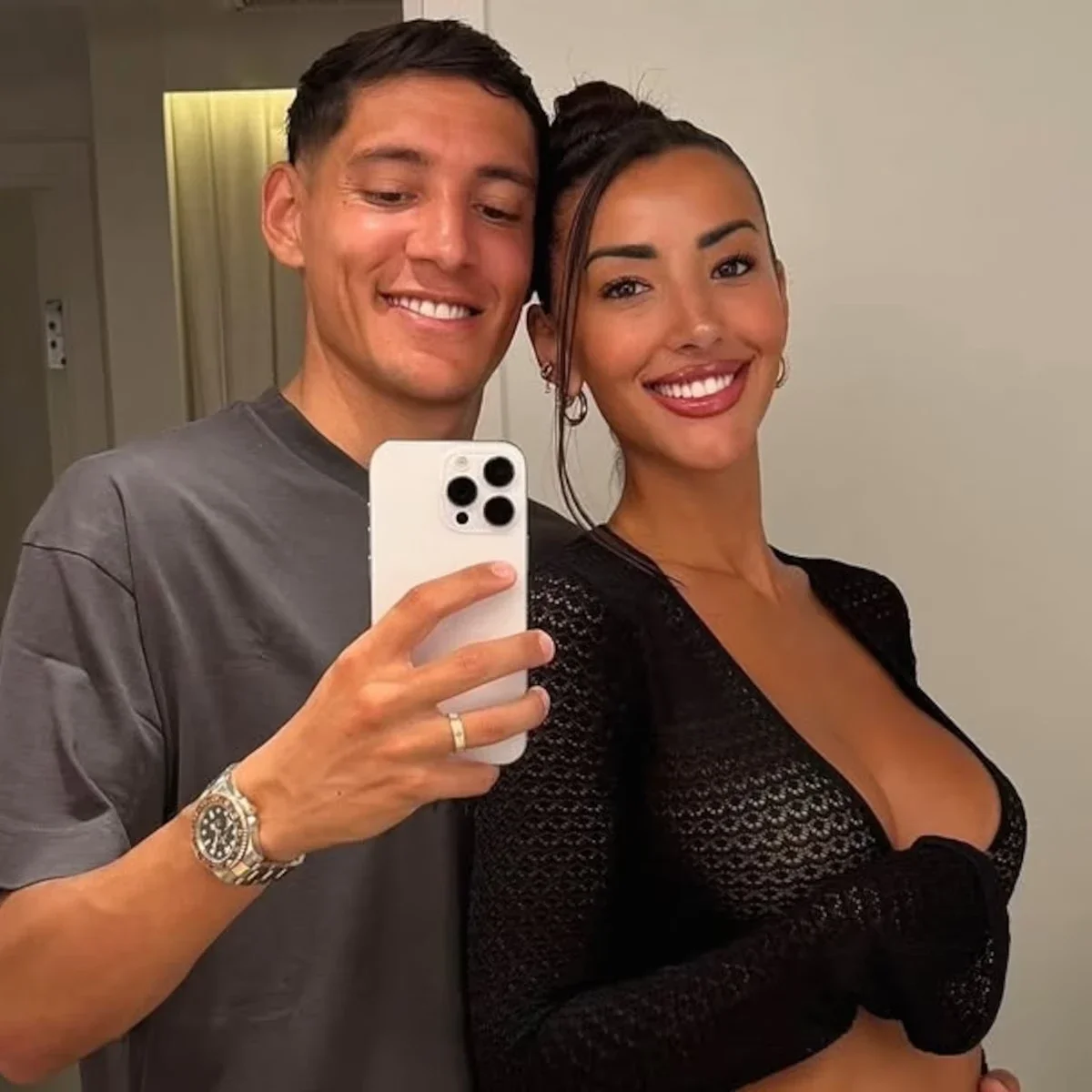 Bárbara Occhiuzzi y Nahuel Molina