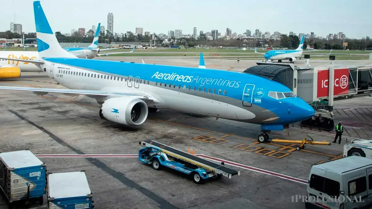 Aerolíneas Argentinas.