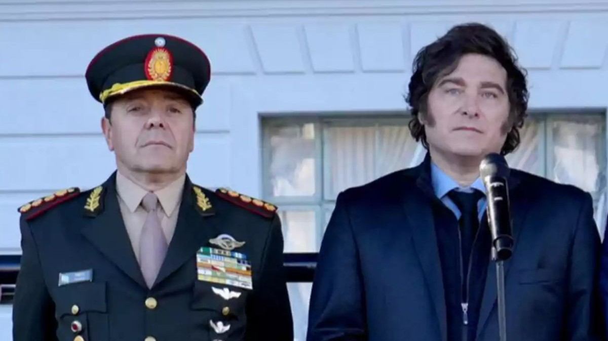 Javier Milei y Carlos Presti.